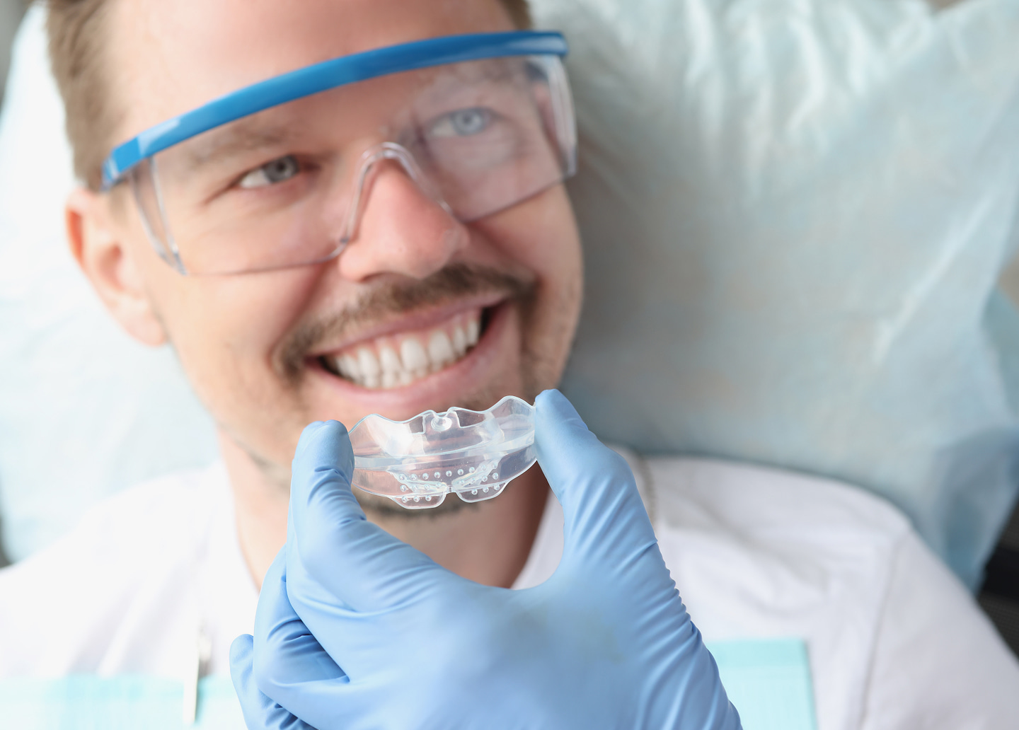 Custom night guards to prevent teeth grinding, jaw pain, and headaches at Southern Smiles